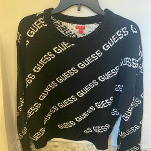 Black guess sweater (sz S)